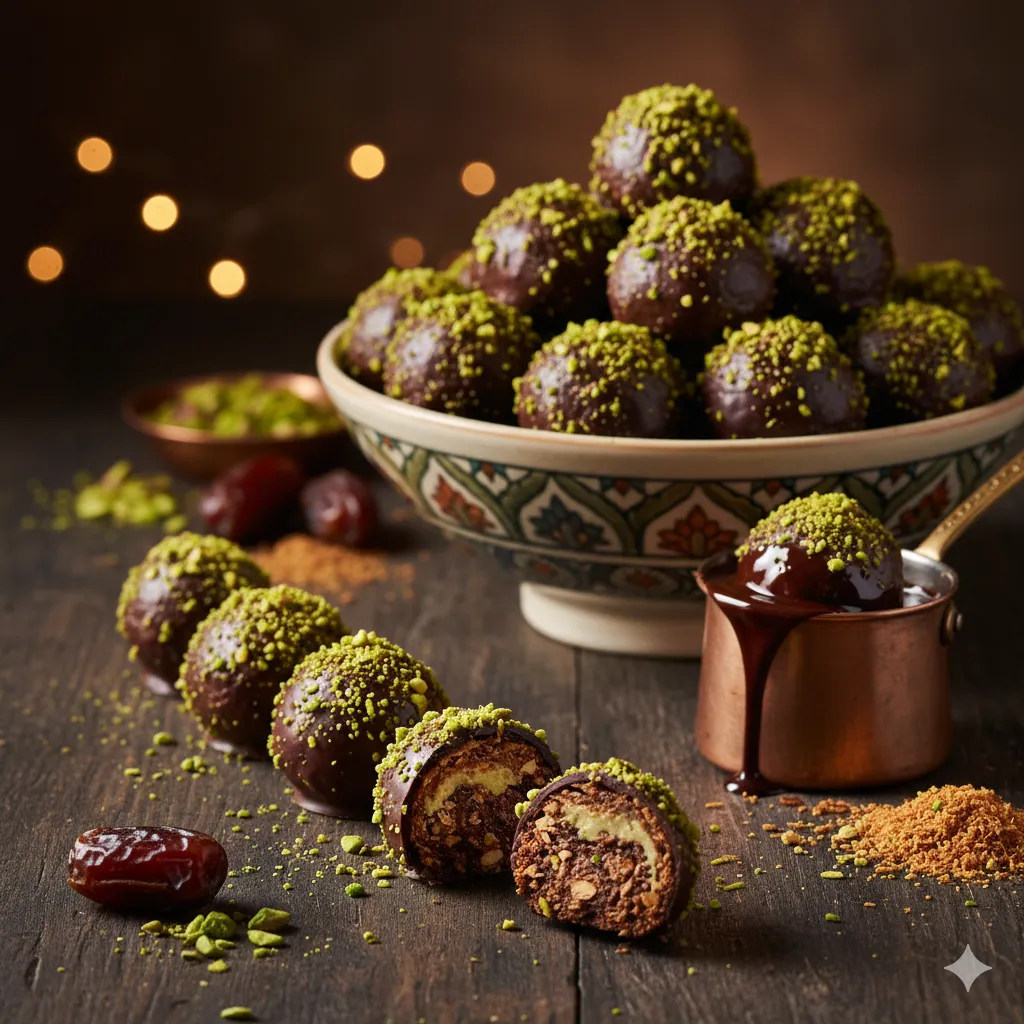 Dubai Chocolate Energy Balls — Dubai chocolate recipe