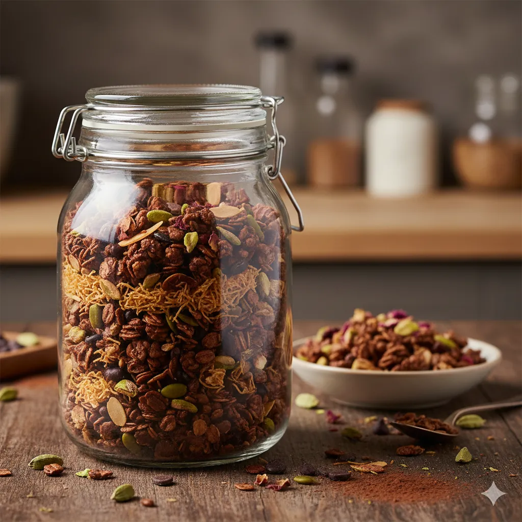 Dubai Chocolate Granola — Dubai chocolate recipe