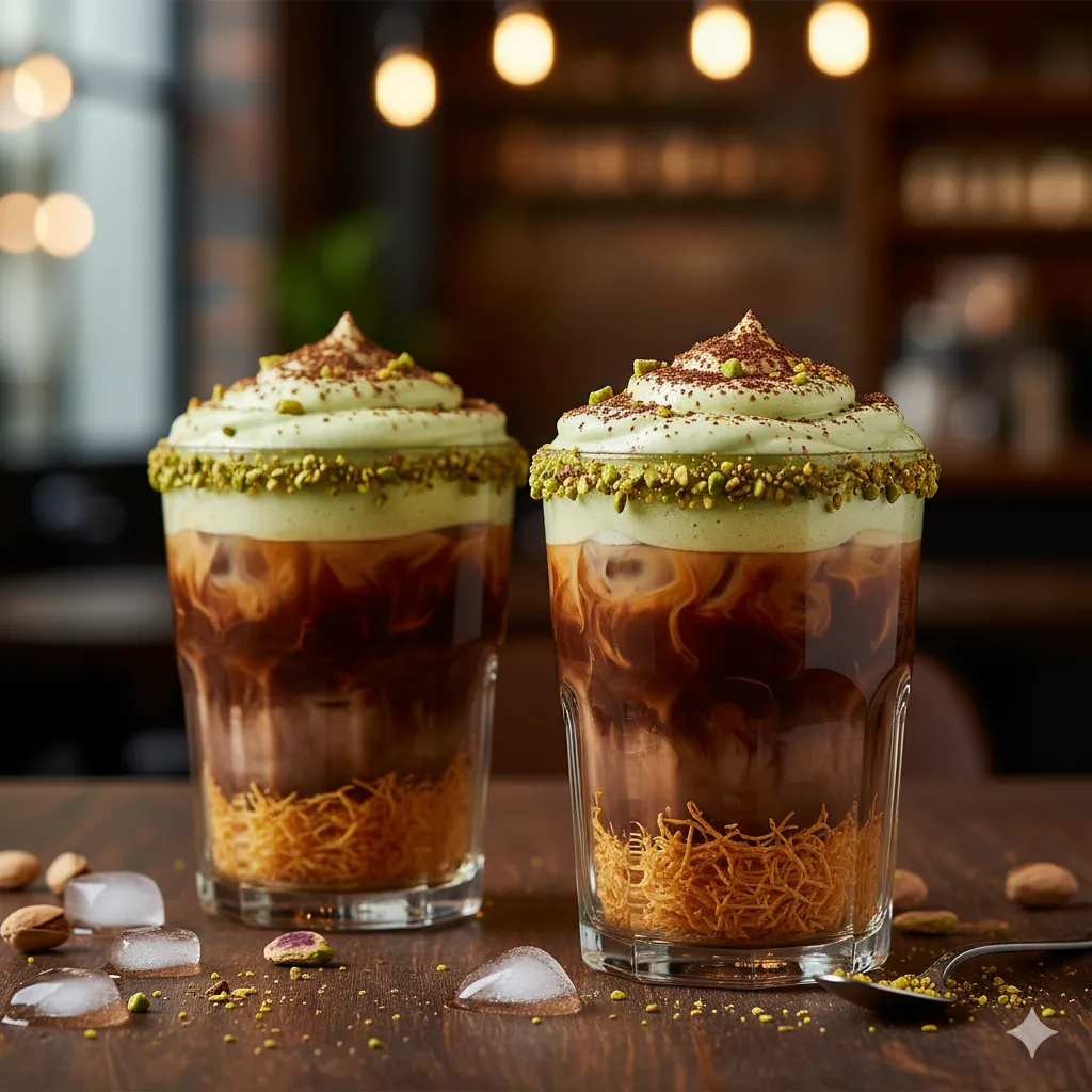 Iced Dubai Chocolate — Dubai chocolate recipe