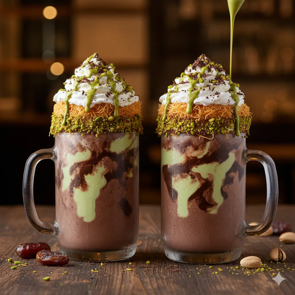 Dubai Chocolate Milkshake — Dubai chocolate recipe