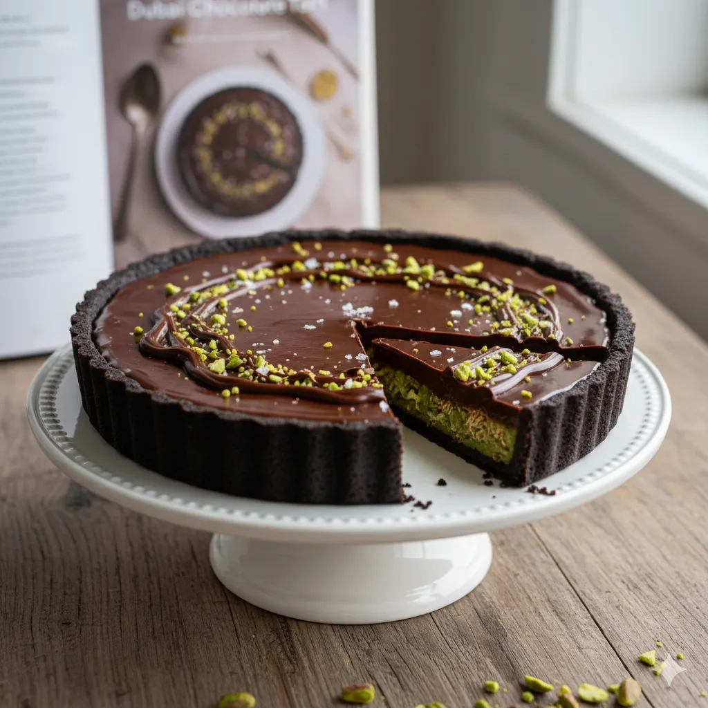 Dubai Chocolate Tart — Dubai chocolate recipe